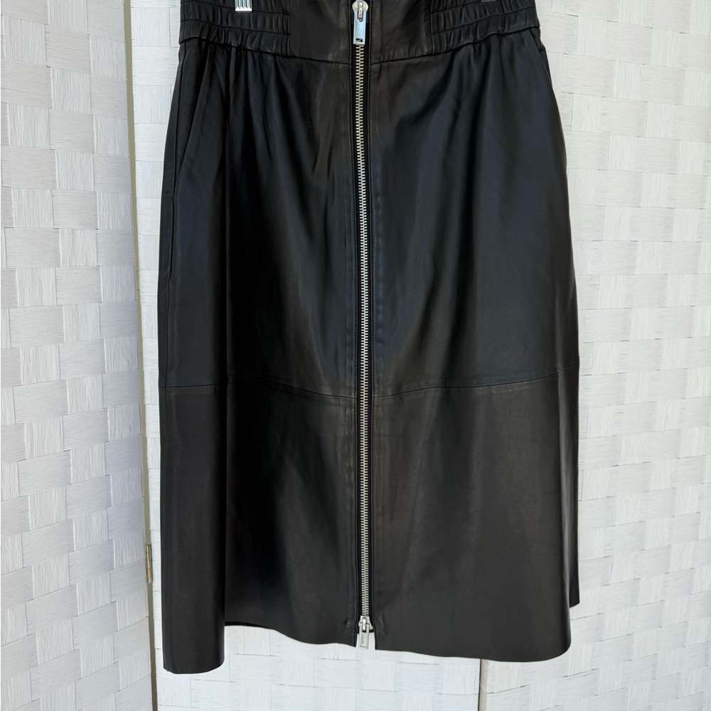 ba&sh Black A-Line Knee-Length Skirt for Work